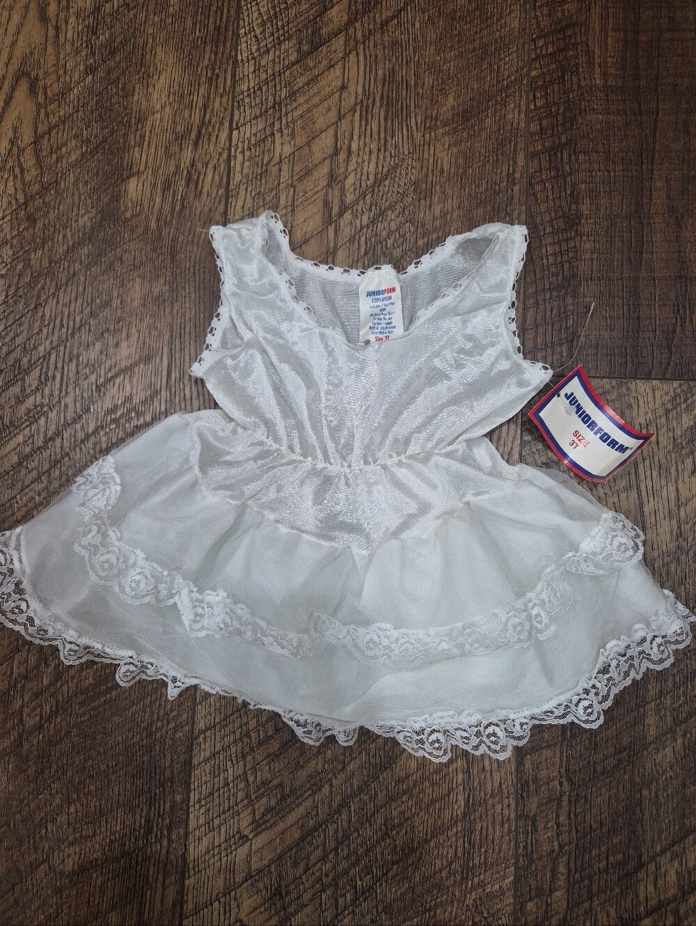 Vintage New Oldstock Petticoat Crinoline Slip Girls Size 3T Juniorform Pageant
